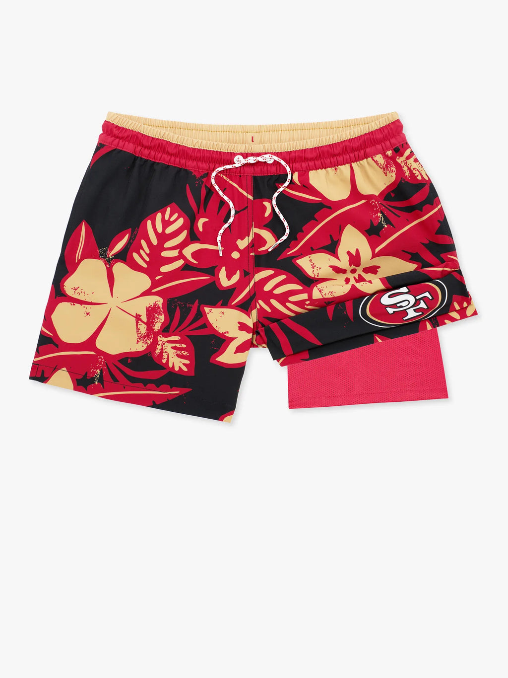 The 49ers Deep End Zones 5.5" (Classic Lined Swim Trunk)