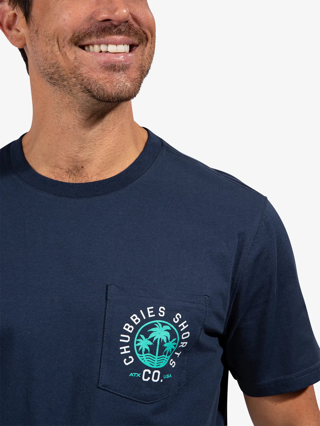 The Cool Palm and Collected Navy (T-Shirt)