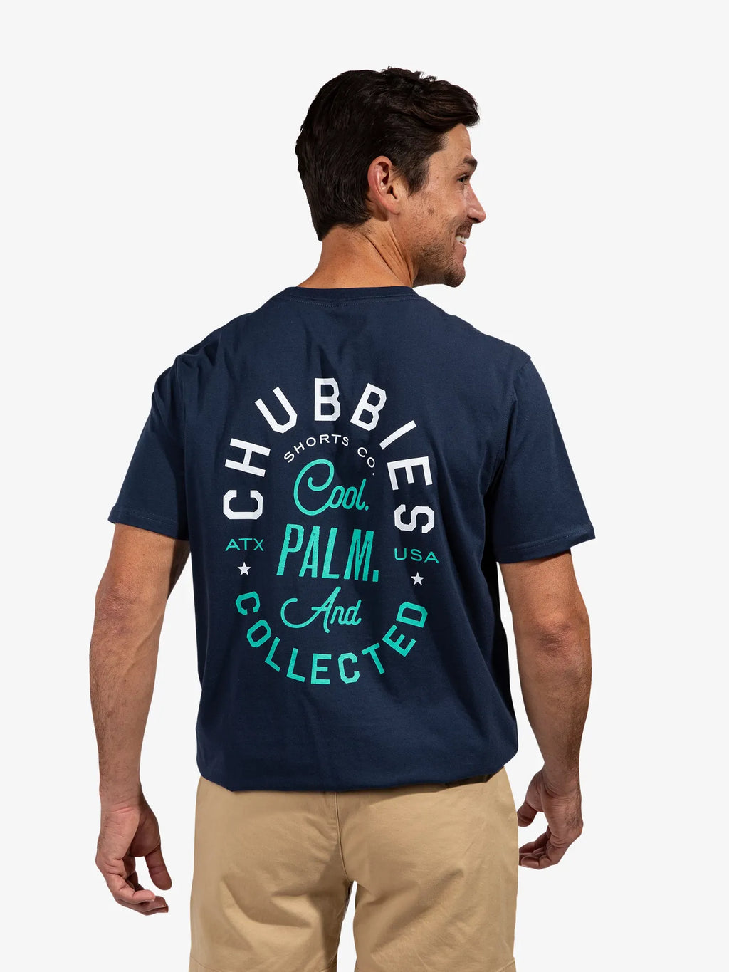 The Cool Palm and Collected Navy (T-Shirt)