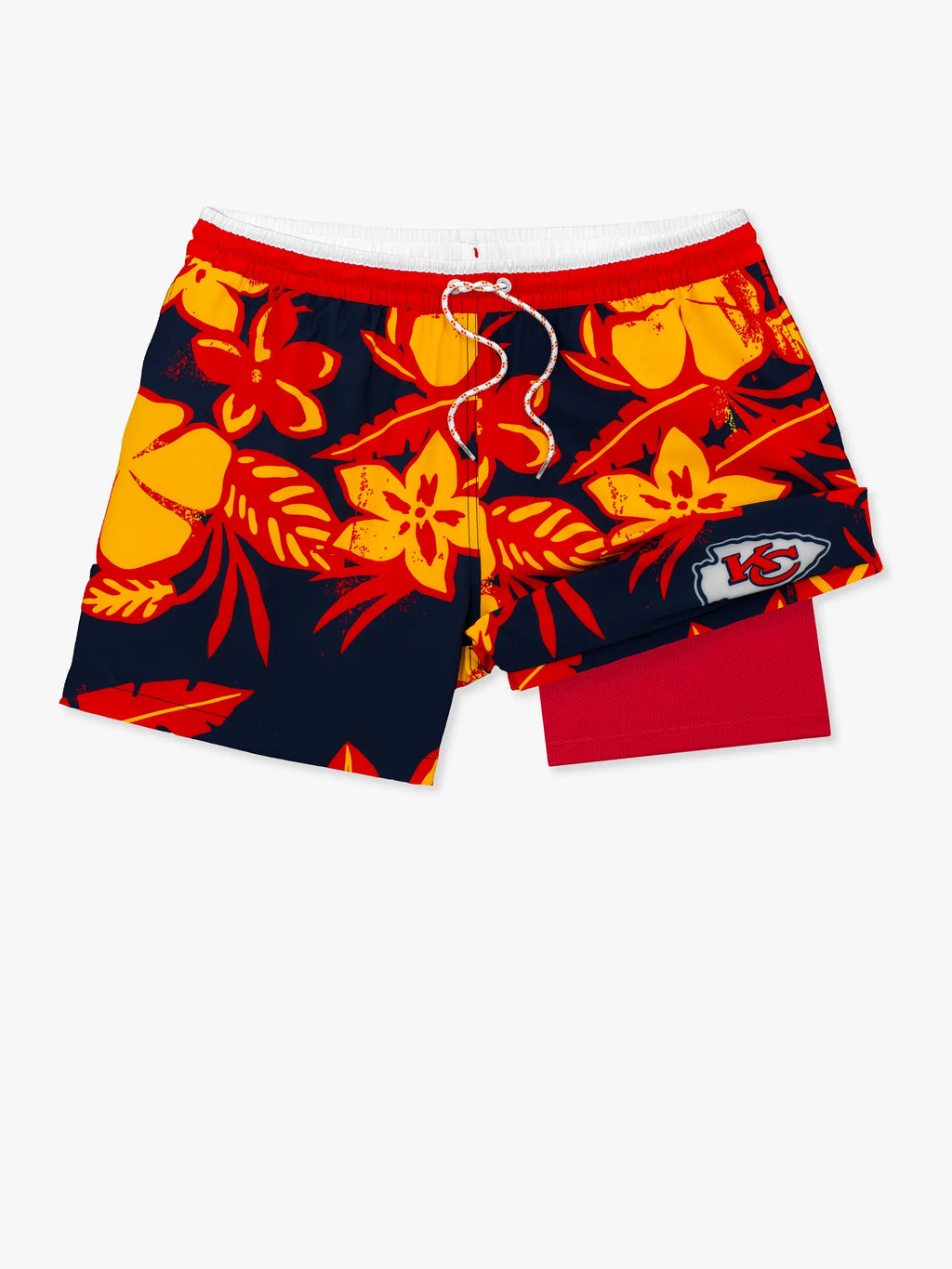 The Chiefs Deep End Zones 5.5" (Classic Lined Swim Trunk)