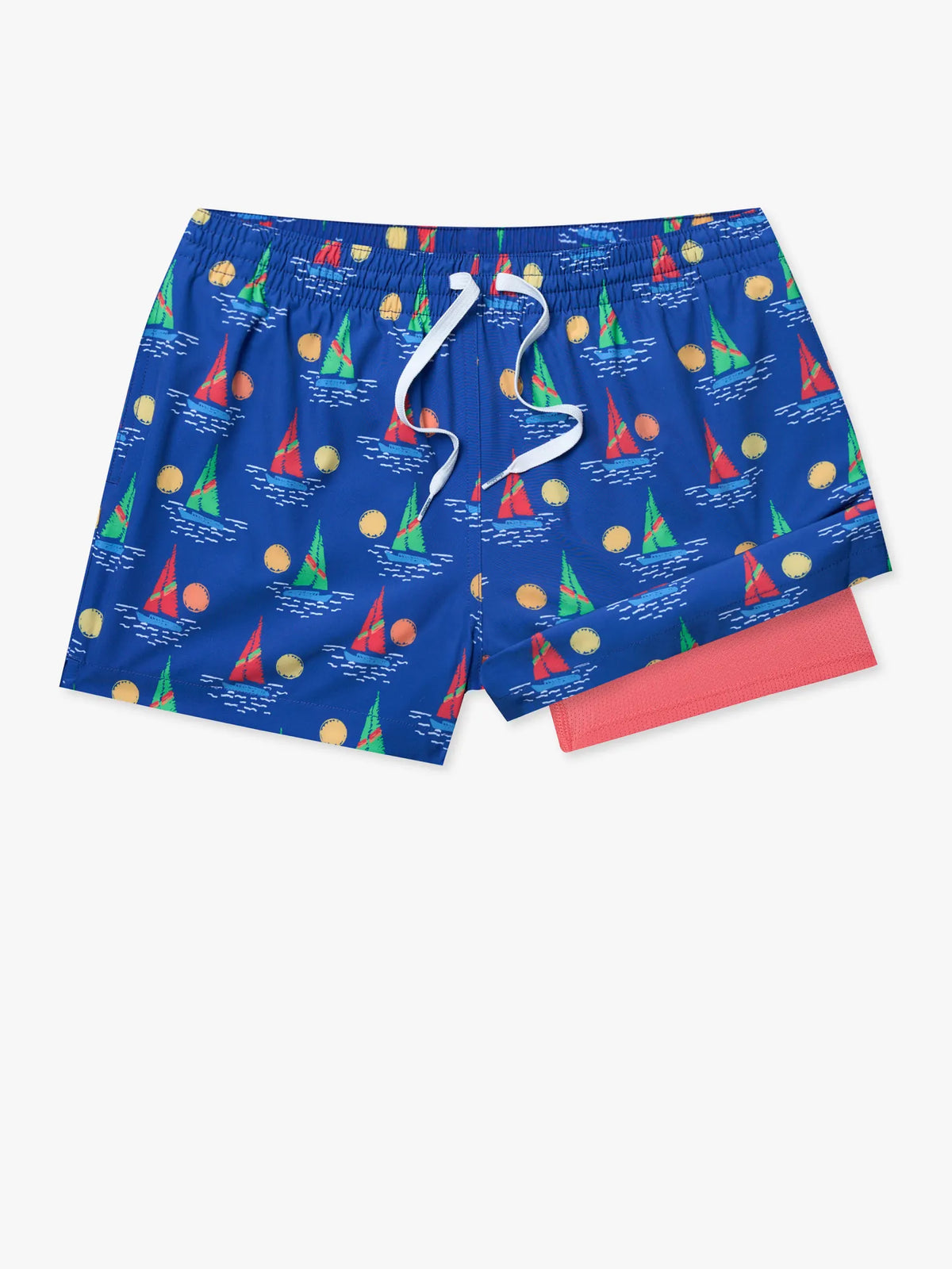 The Come Sail Aways 4" (Classic Lined Swim Trunk)