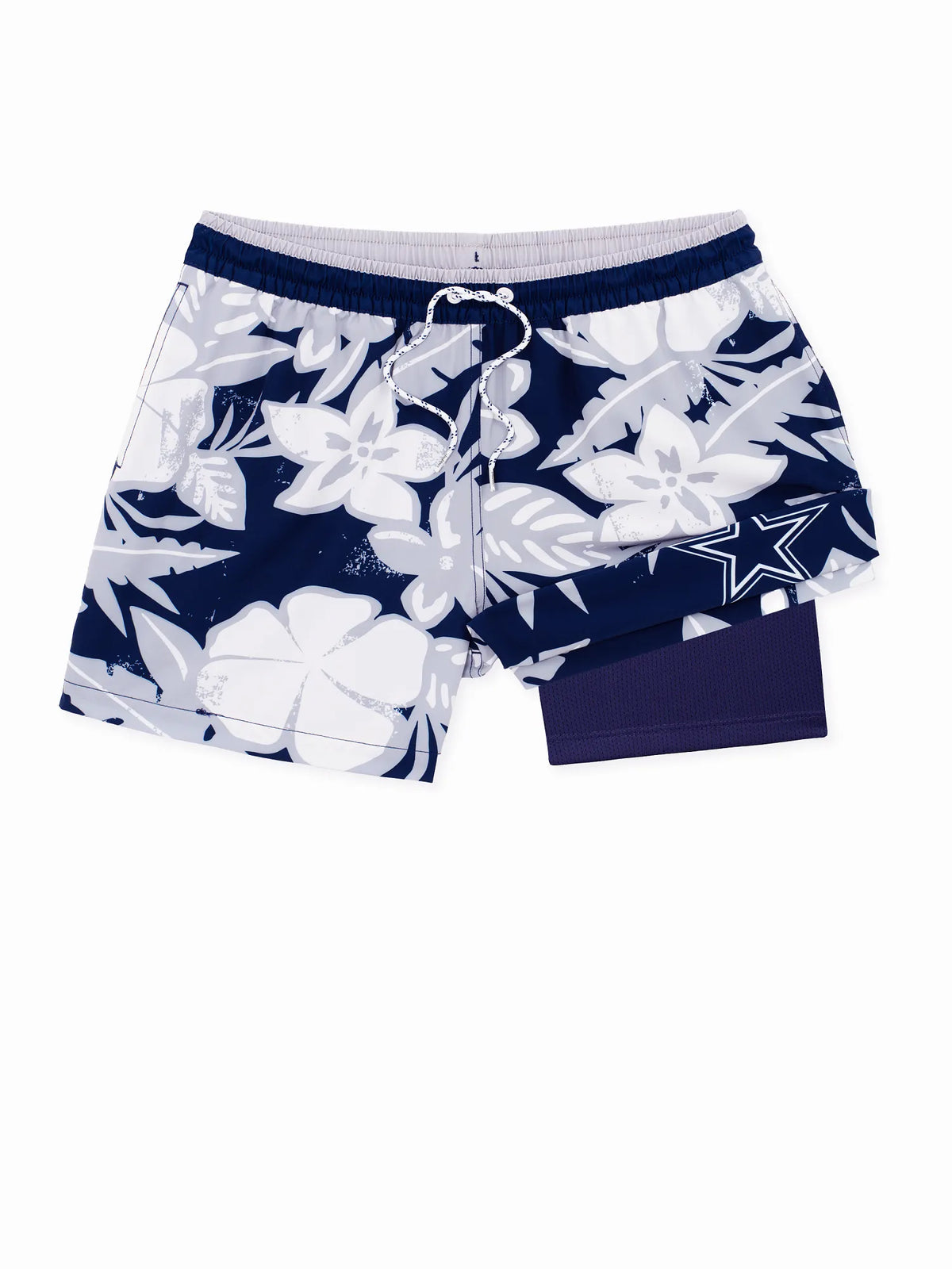 The Cowboys Deep End Zones 5.5" (Classic Lined Swim Trunk)