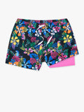 The Deep Florals (Boys Lined Swim Trunk)