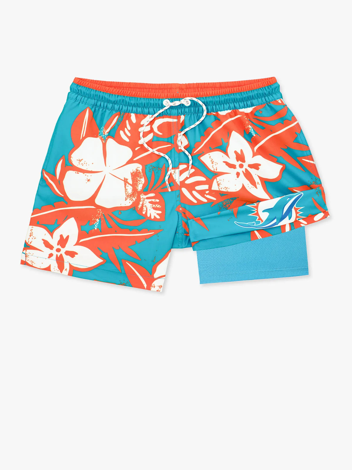 The Dolphins Deep End Zones 5.5" (Classic Lined Swim Trunk)