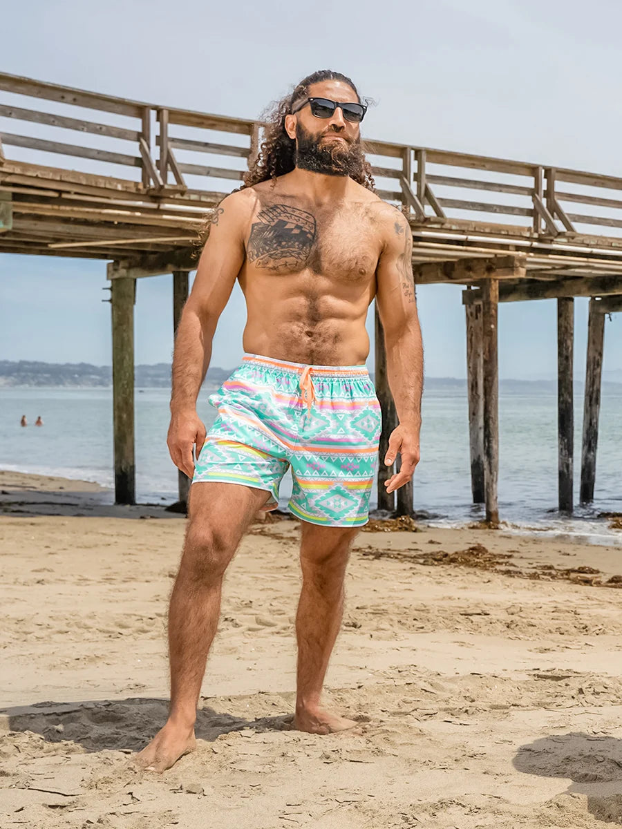 The En Fuegos 5.5"   (Classic Swim Trunk)