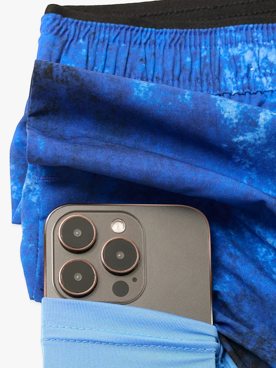 The Elements 5.5" (Ultimate Training Short with Hidden Liner)- Blue