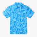 The Fern Flow (Performance Polo)- Blue