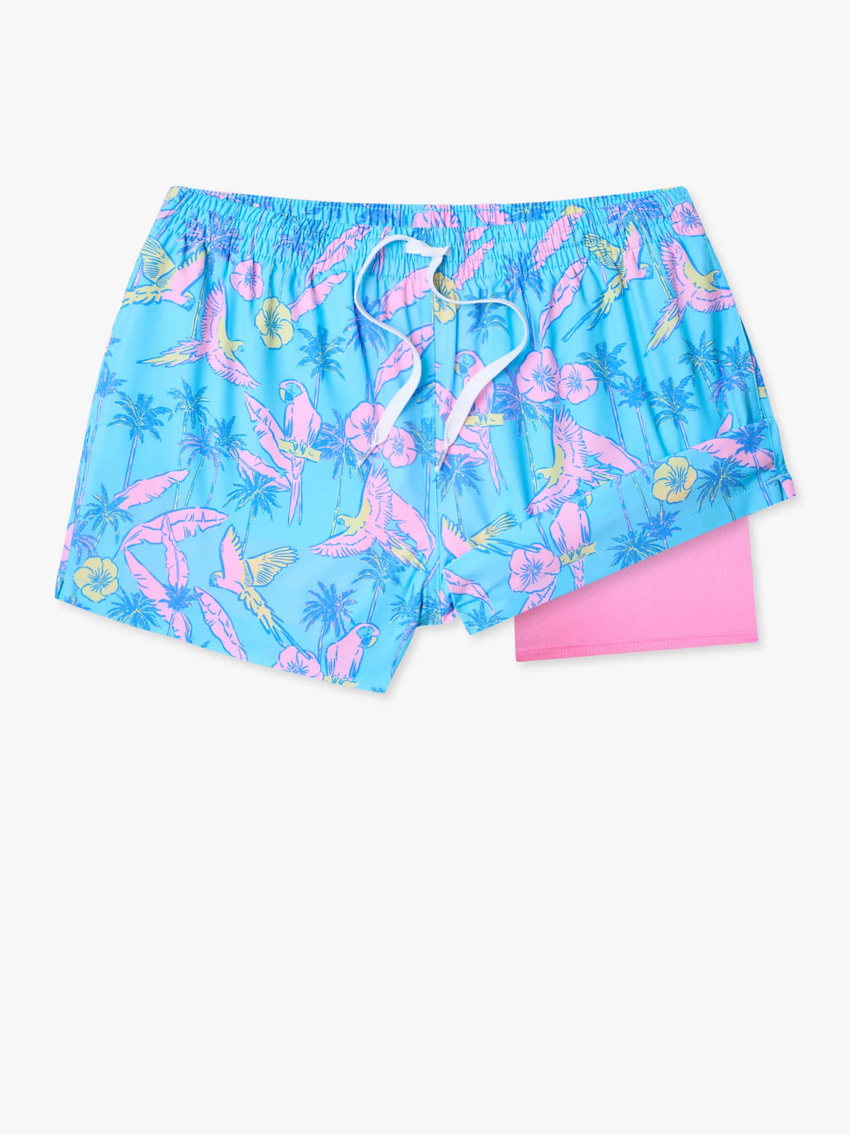 The Flock Parties 4" (Classic Lined Swim Trunk)