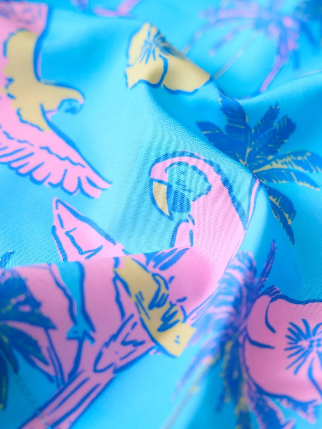 The Flock Parties 4" (Classic Lined Swim Trunk)