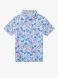 The Flock Party (Boys Performance Polo)- White