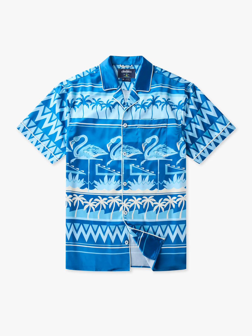 The Fly-Mingo- Blue (Satin Sleep Shirt)