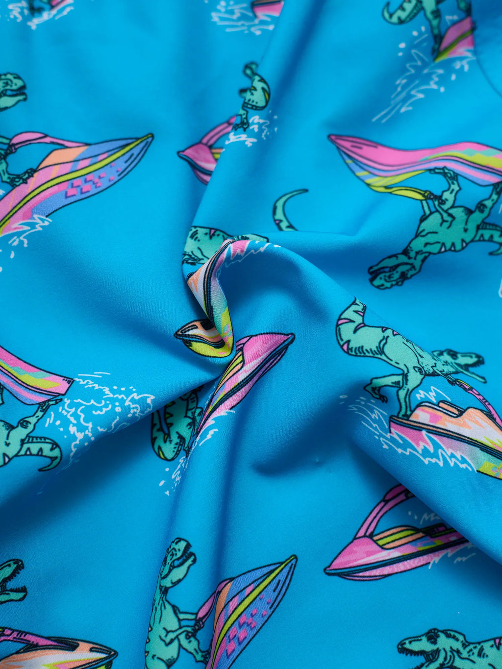 The Fossil Fuels (Boys Lined Swim Trunk)- Blue