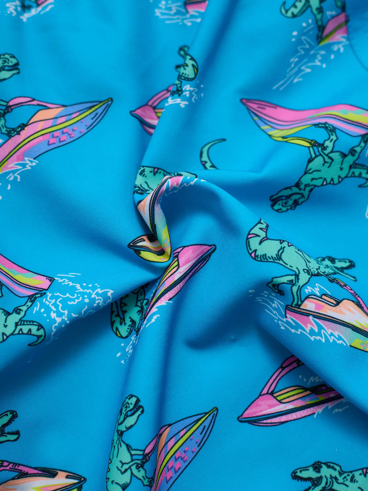 The Fossil Fuels (Boys Lined Swim Trunk)- Blue