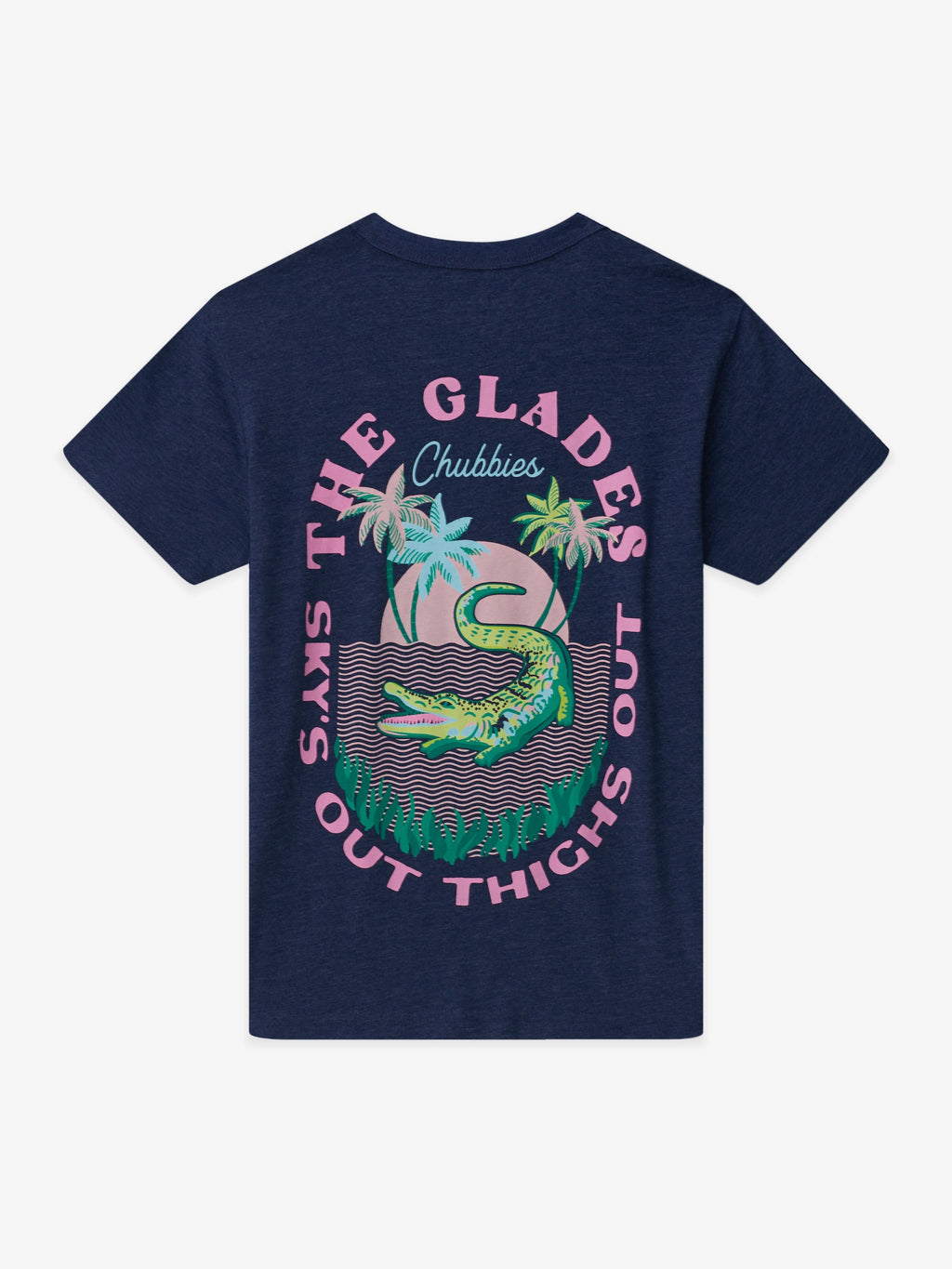The Gatorglades (Boys Non Pocket T-Shirt)- Navy