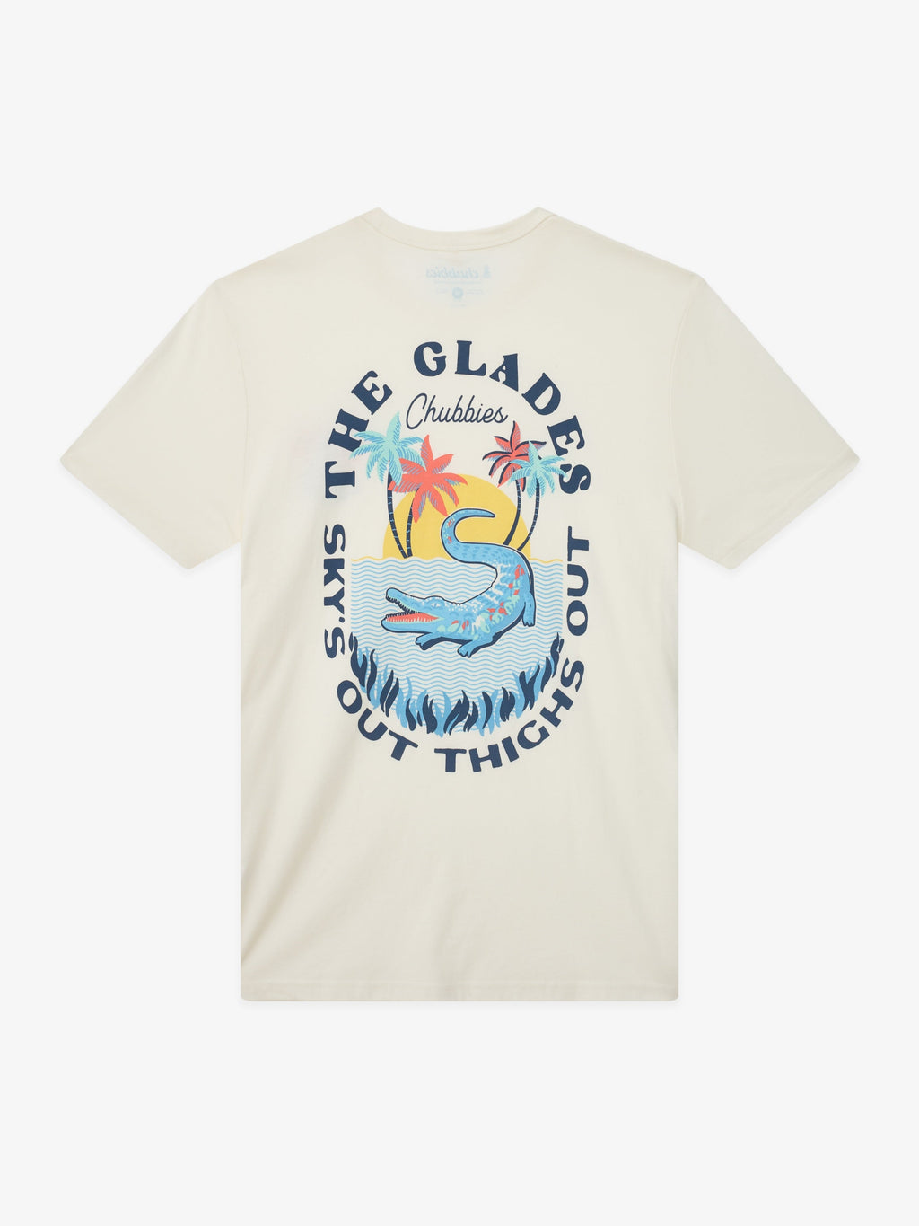 The Gatorglades (Non Pocket Graphic T-Shirt)- Oatmeal