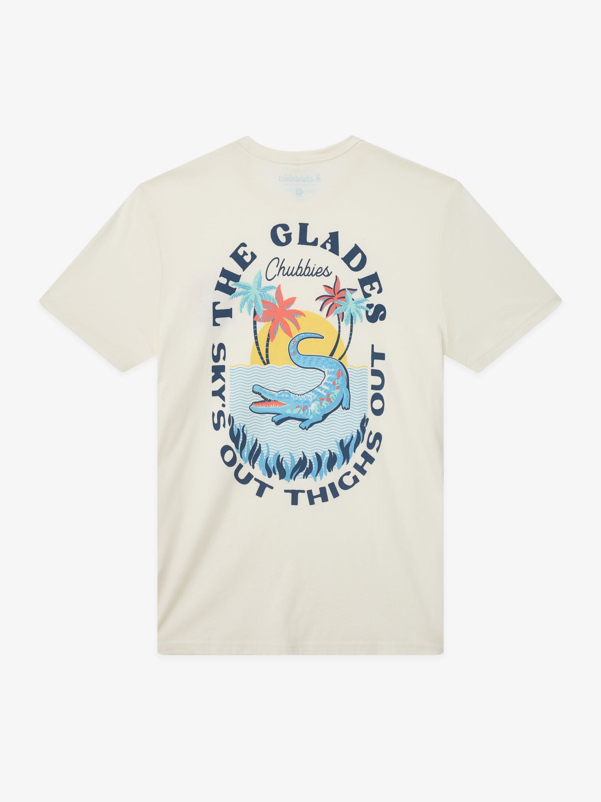 The Gatorglades (Non Pocket Graphic T-Shirt)- Oatmeal