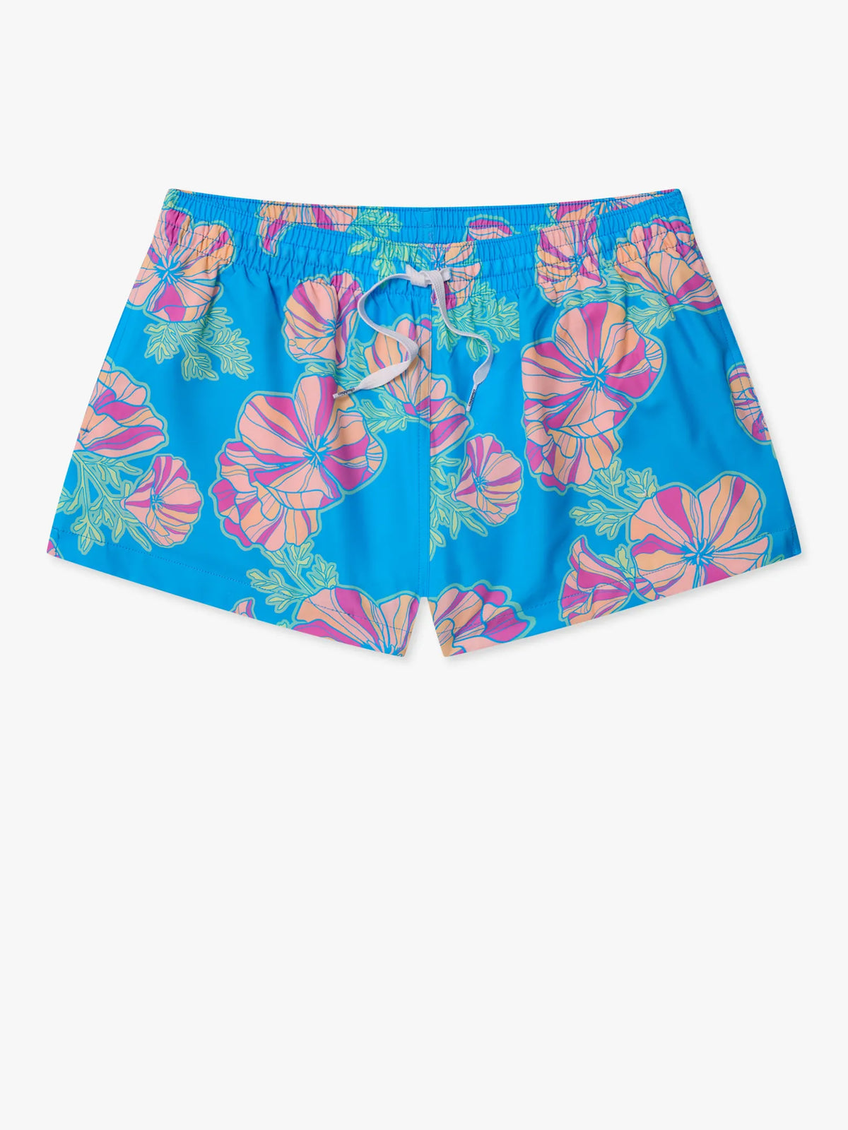 The Great Grand Poppy 2" (Classic Lined Swim Trunk)- Blue