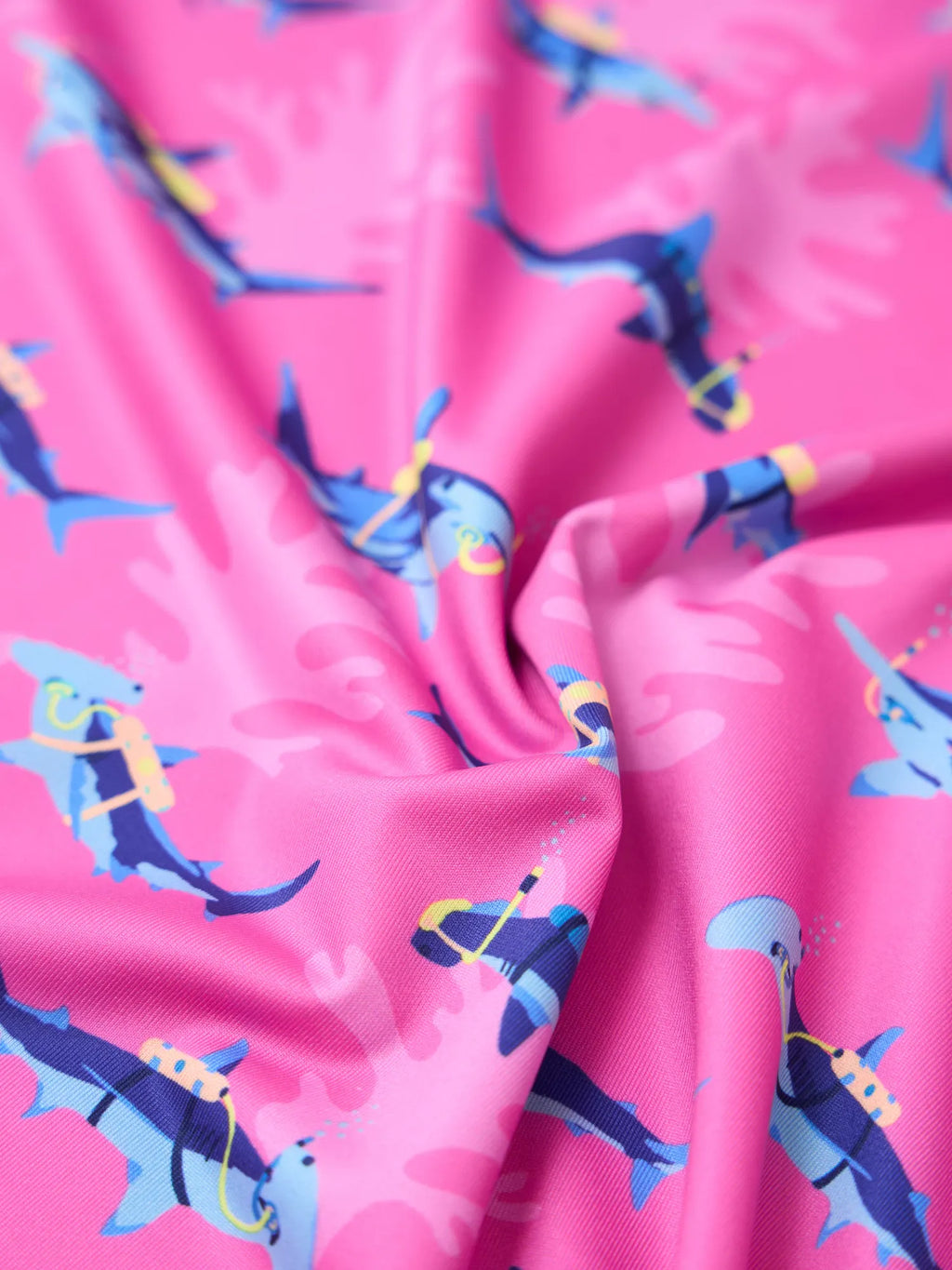 The Great Pink Shark (Boys Performance Polo)