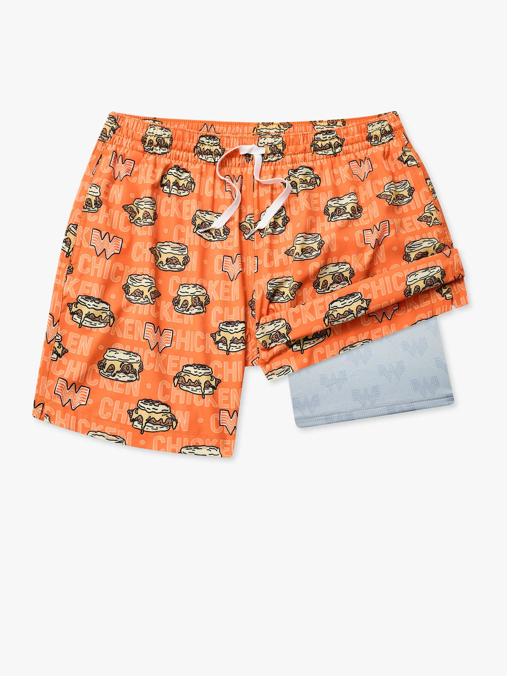 The Honey Butter Chicken Biscuit 5.5" (Classic Lined Swim) - Orange