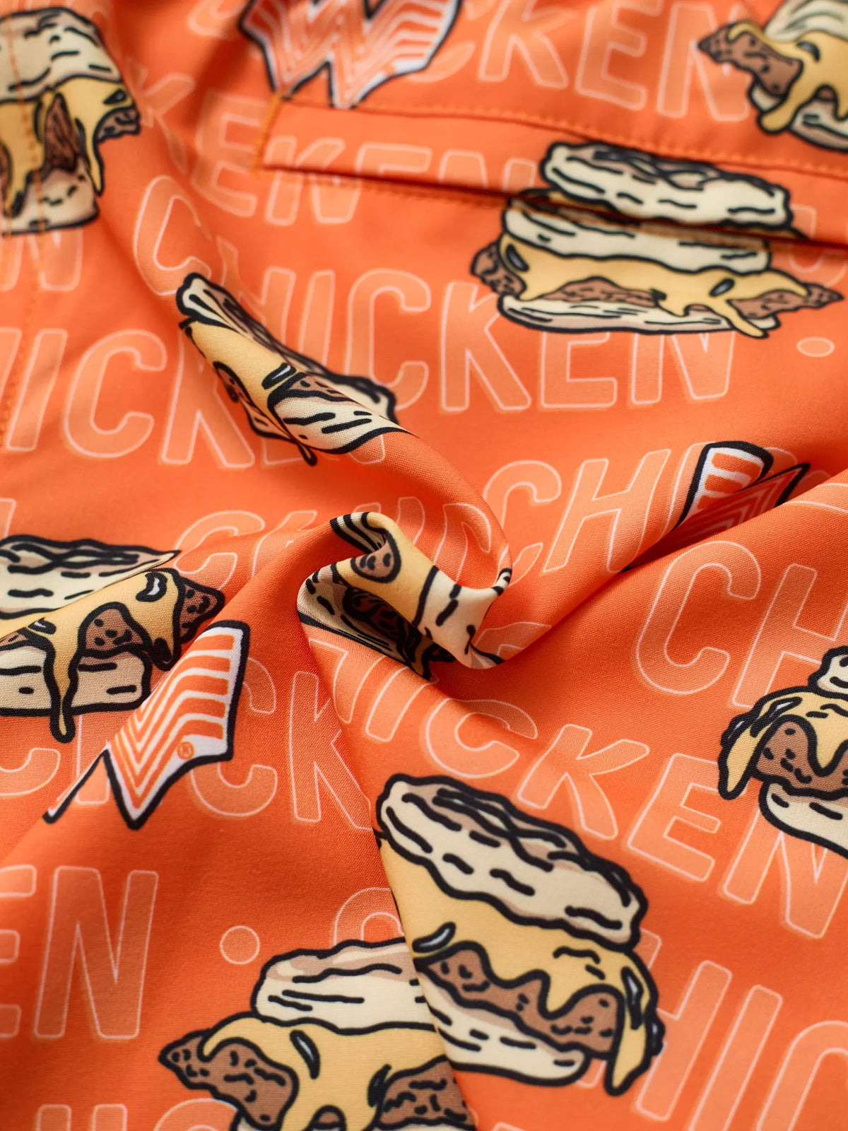 The Honey Butter Chicken Biscuit 5.5" (Classic Lined Swim) - Orange