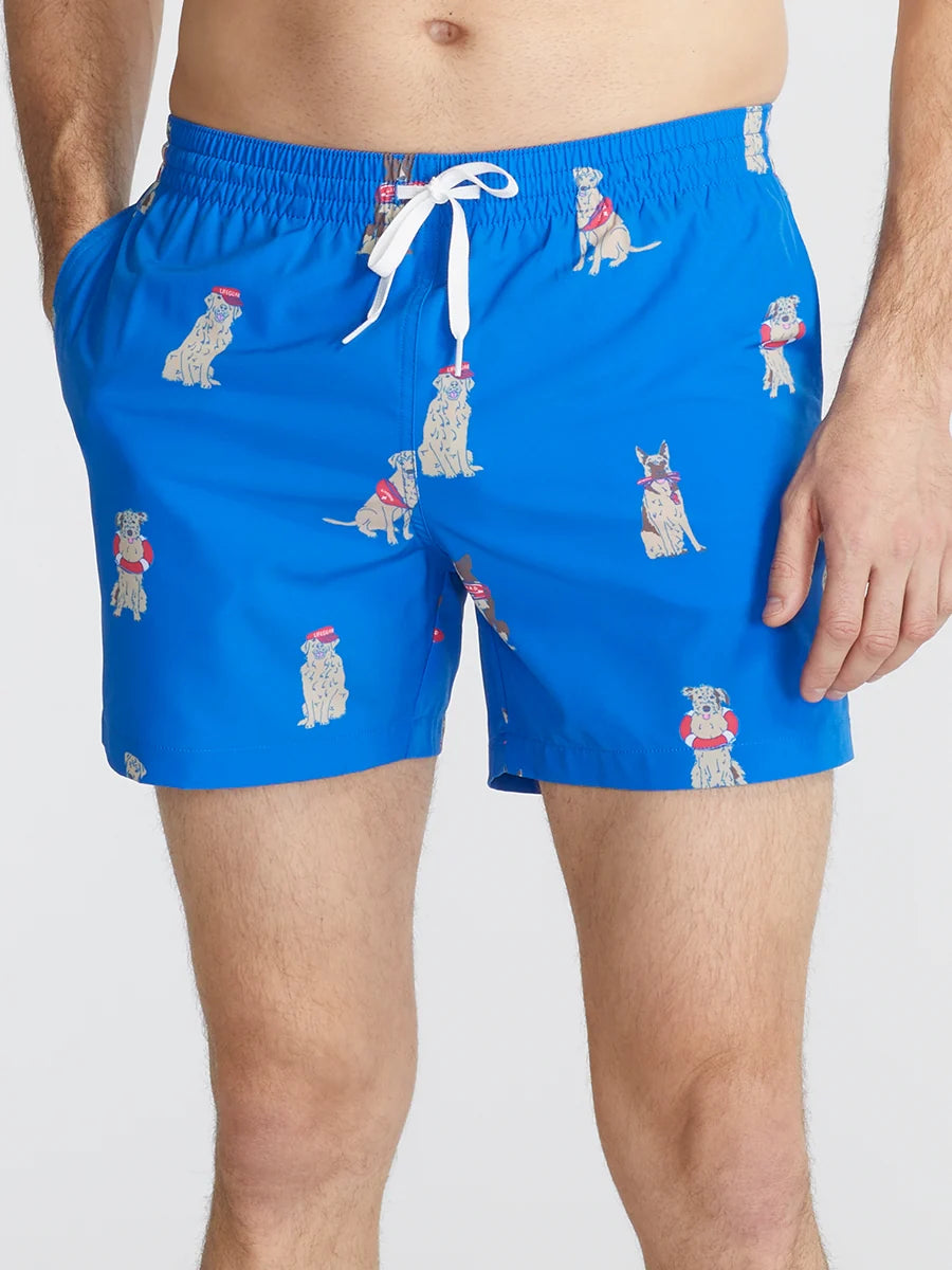 The I Let The Dogs Outs 5.5" (Classic Swim Trunk)
