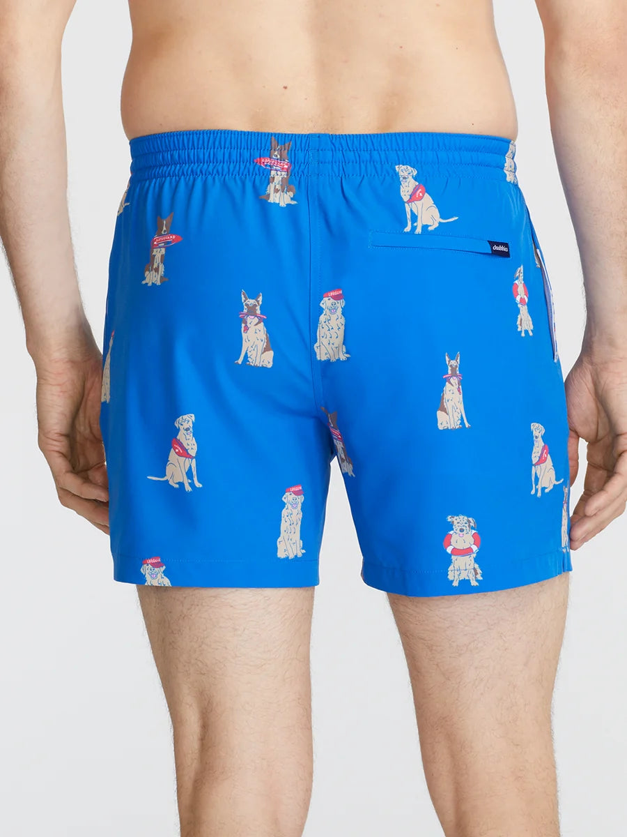 The I Let The Dogs Outs 5.5" (Classic Swim Trunk)
