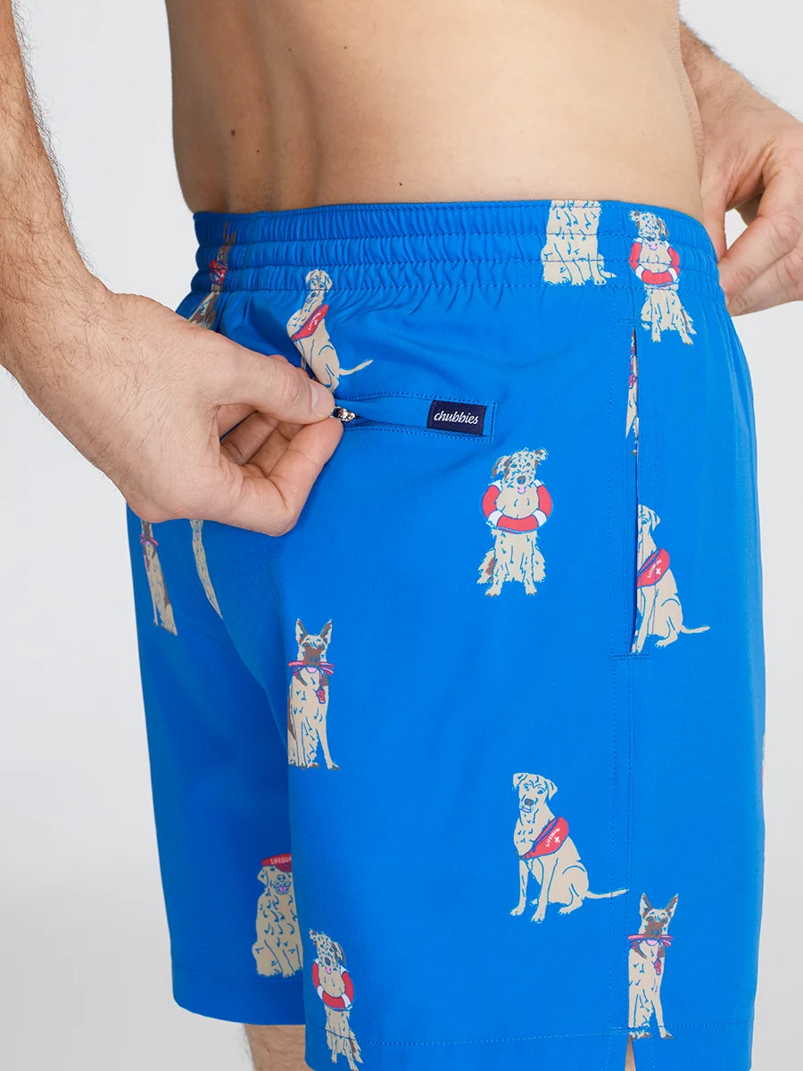 The I Let The Dogs Outs 5.5" (Classic Swim Trunk)
