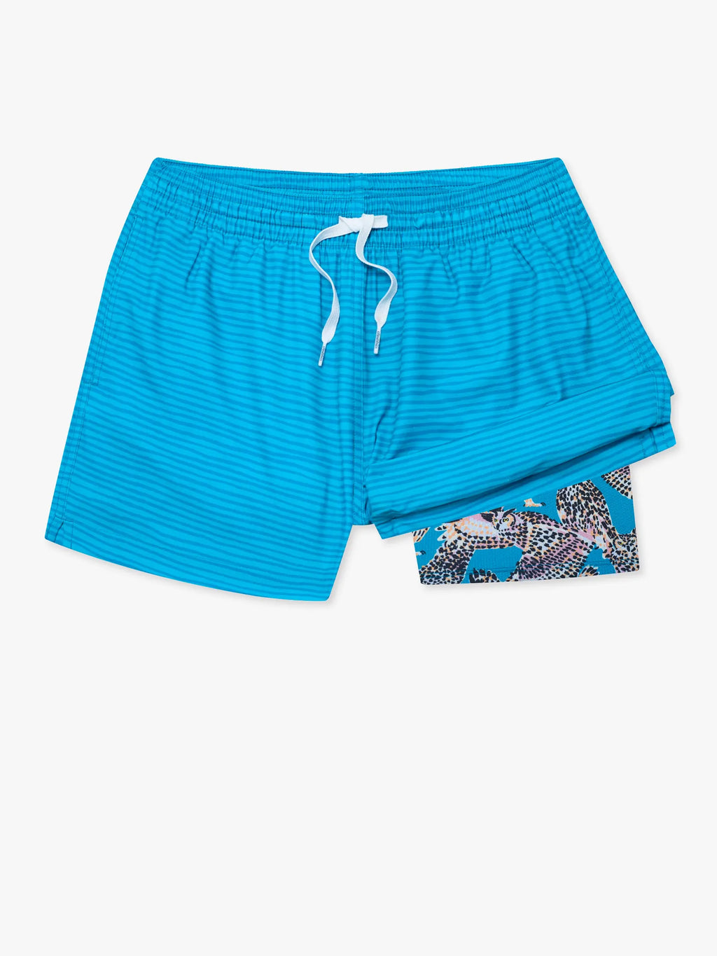 The It's Been a Hoots 4" (Classic Lined Swim Trunk)- Blue