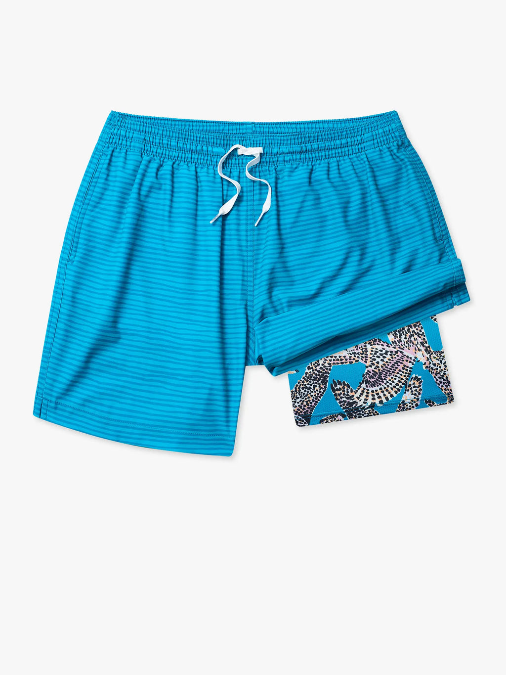 The It's Been a Hoots 5.5" (Classic Lined Swim Trunk)- Blue