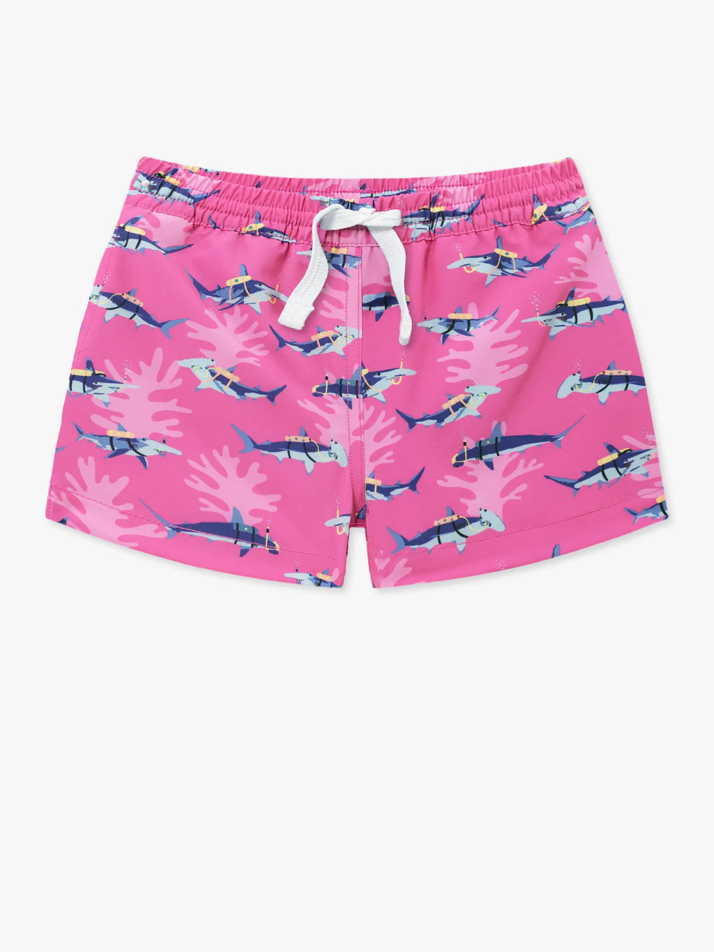 The Lil Great Pink Shark (Toddler Swim Trunk)