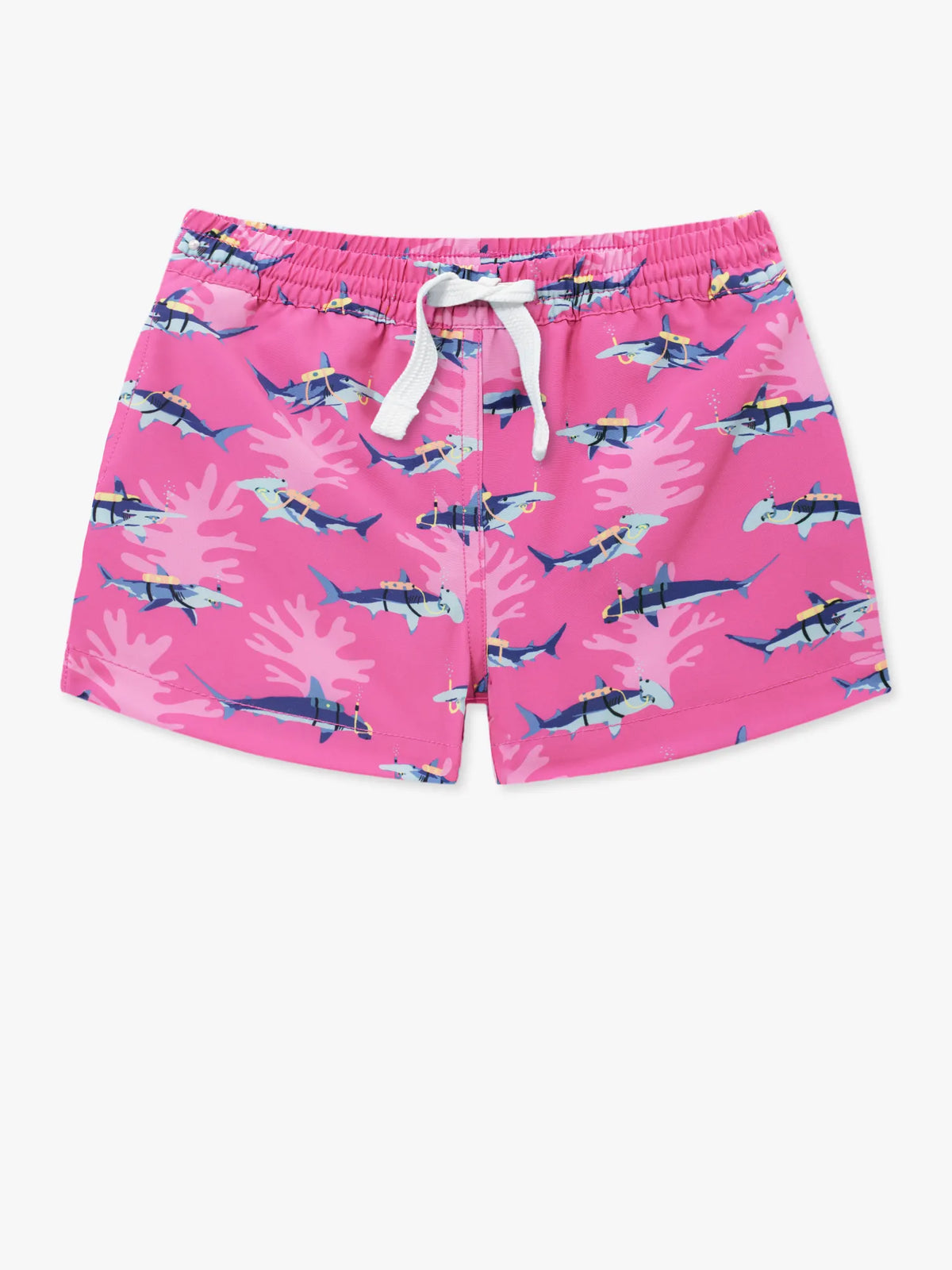 The Lil Great Pink Shark (Toddler Swim Trunk)