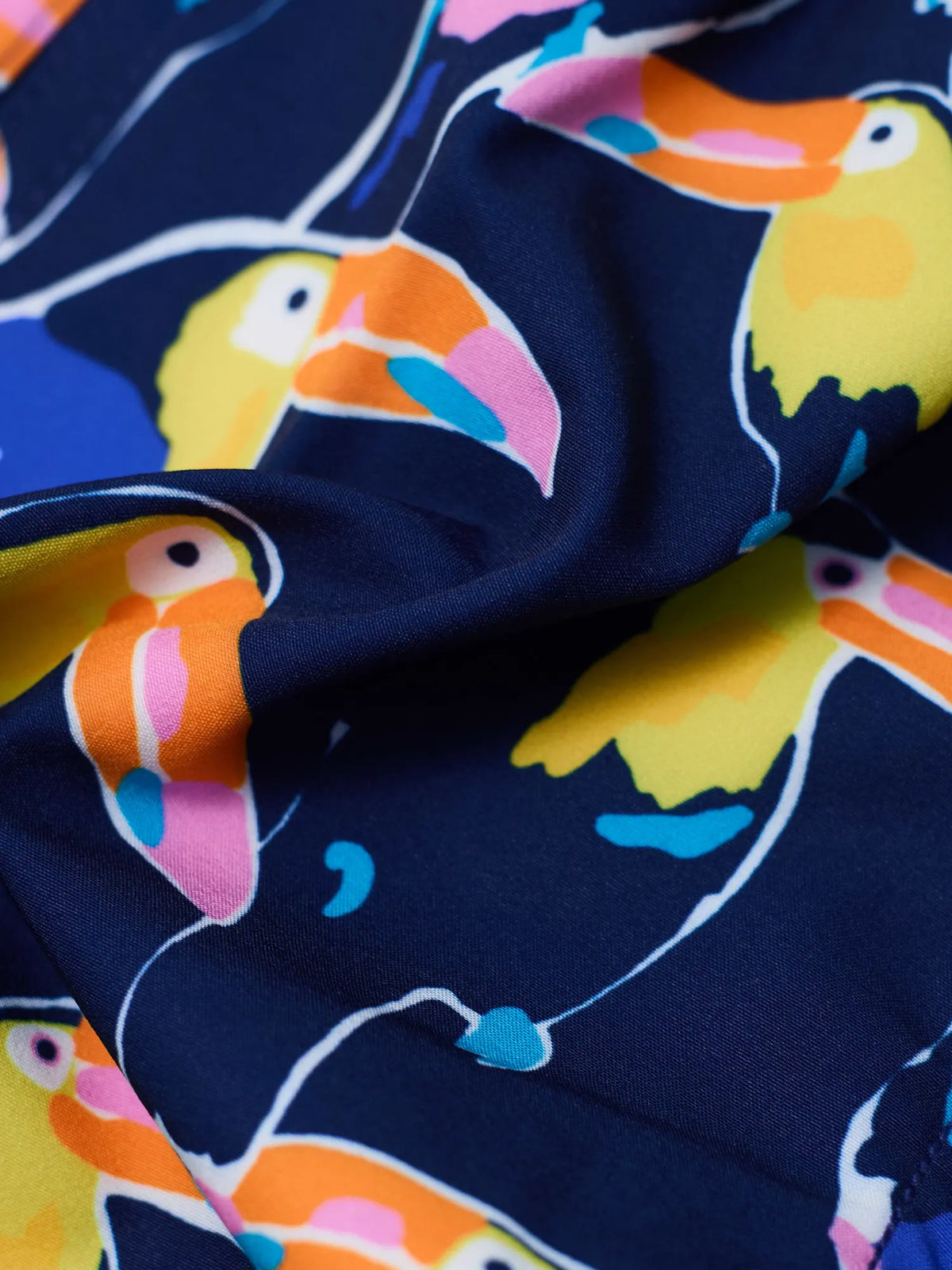 The Lil Toucan Play At That Games (Toddler Swim Trunk)