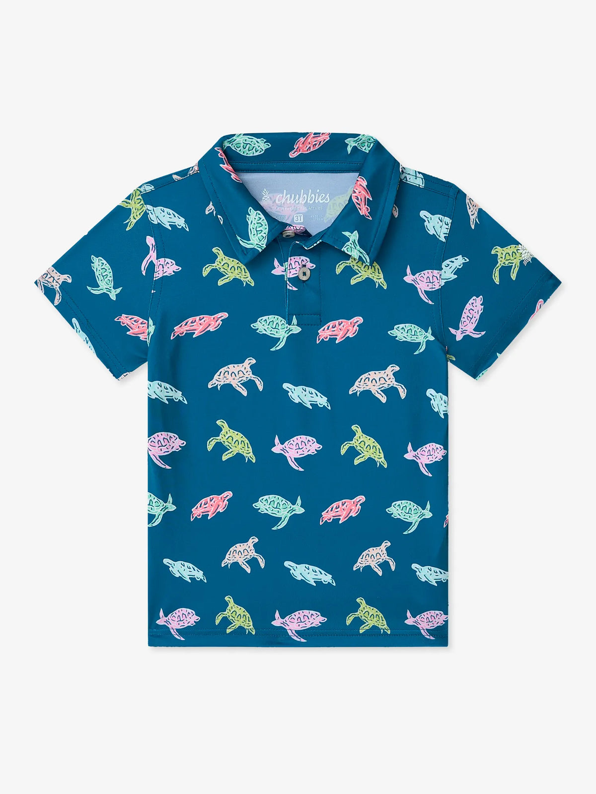The Lil Turtally Awesome (Toddler Performance Polo)