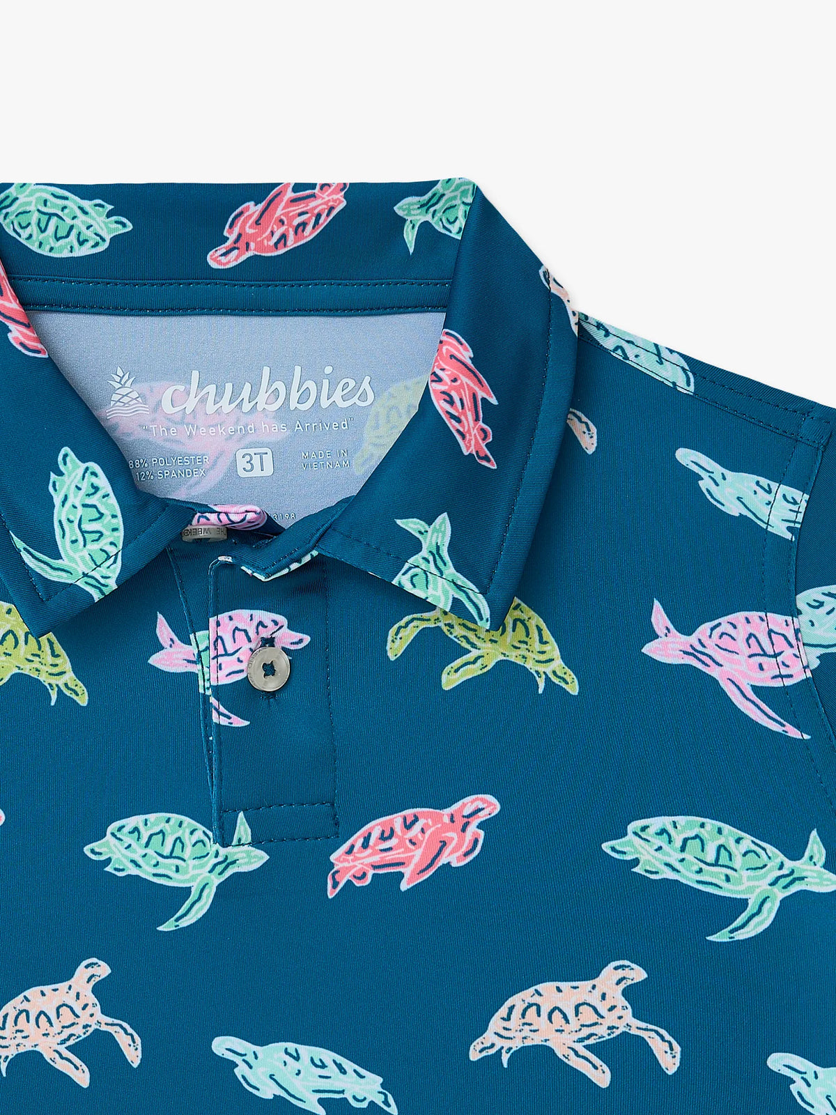The Lil Turtally Awesome (Toddler Performance Polo)