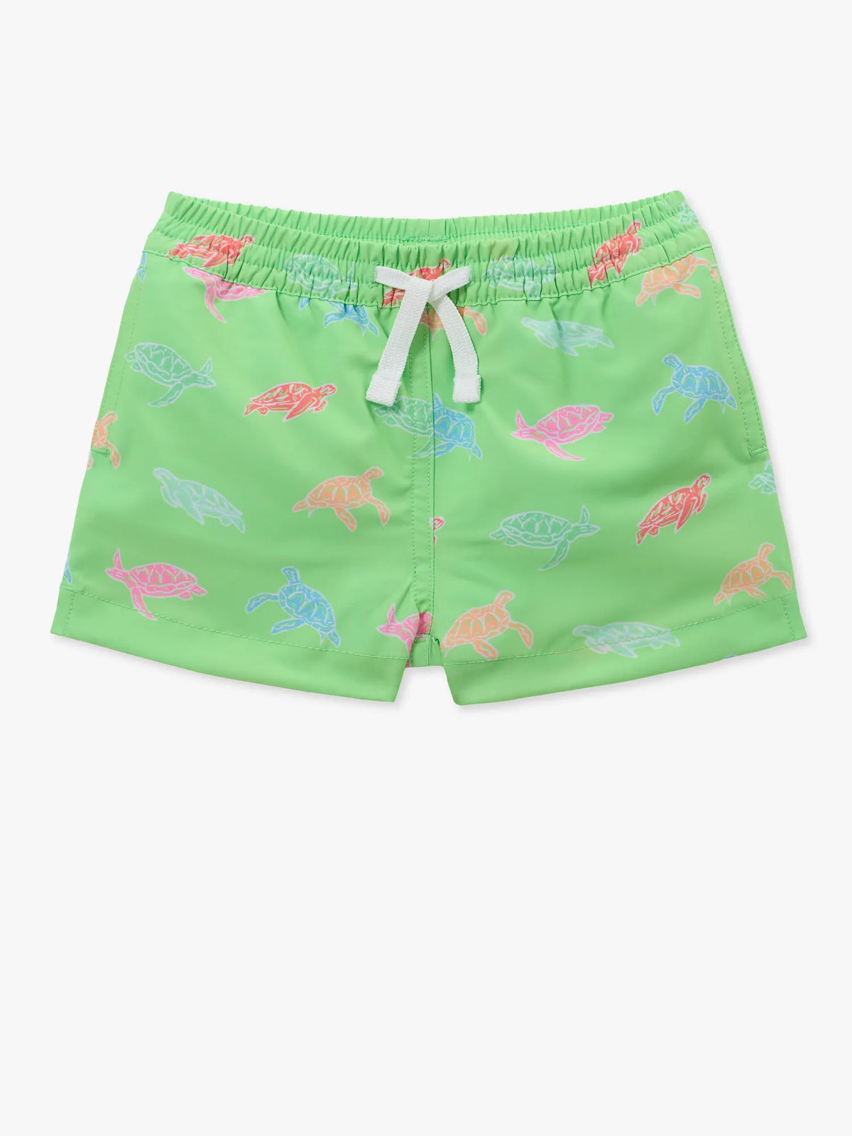The Lil Turtally Awesomes (Toddler Swim Trunk)- Green