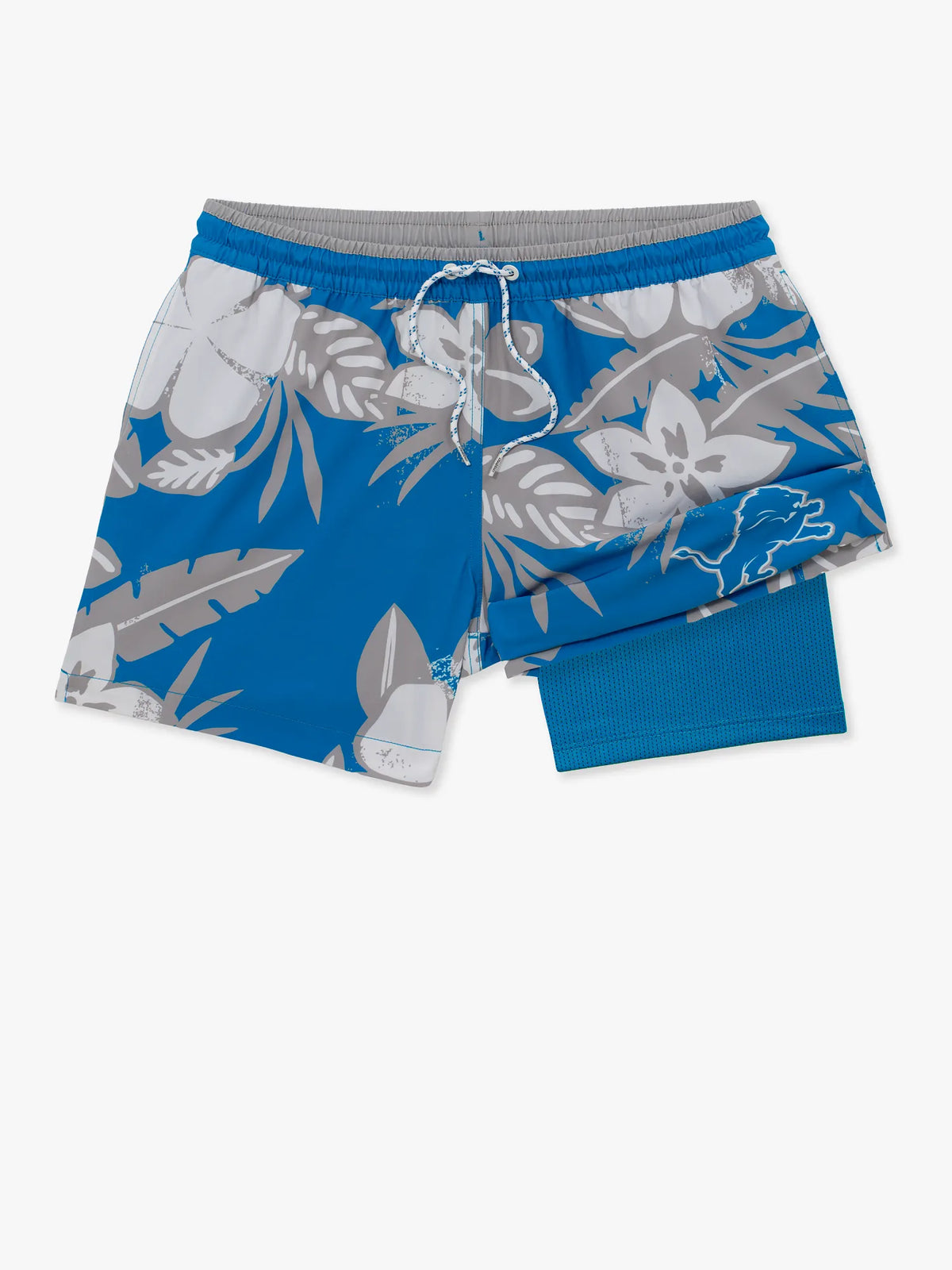 The Lions Deep End Zones 5.5" (Classic Lined Swim Trunk)