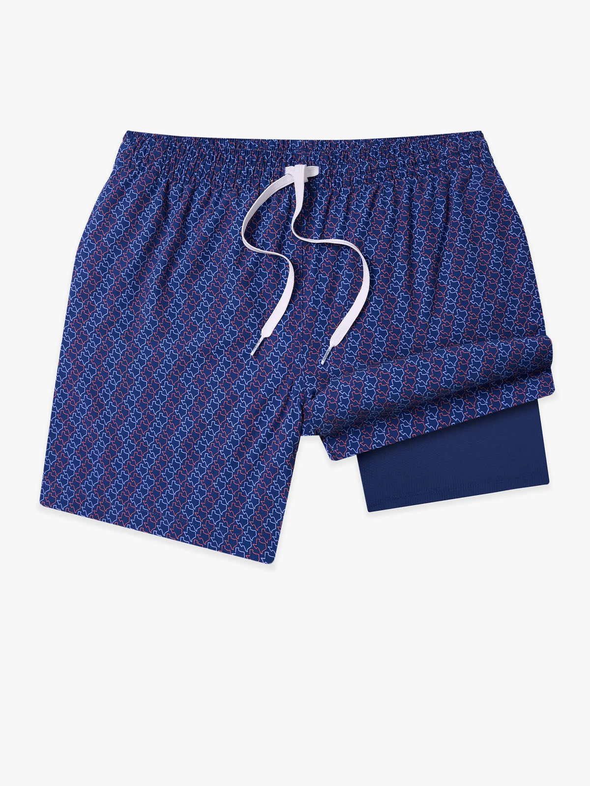 The Lone Stars 5.5" (Classic Lined Swim Trunk)