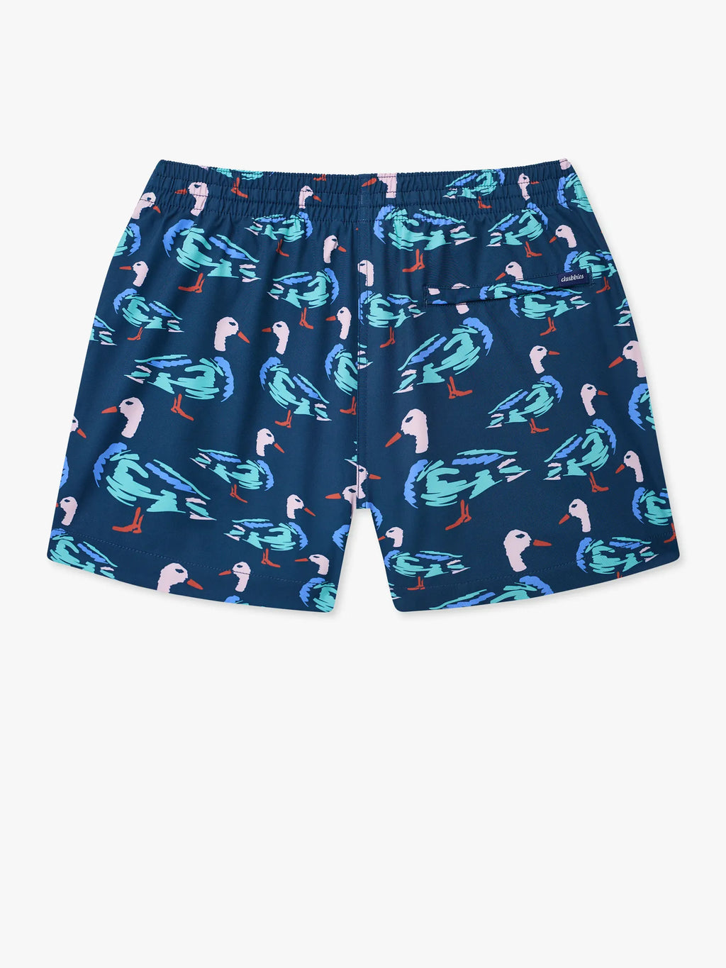 The Mallards are The Moments 4" (Classic Lined Swim Trunk)- Green