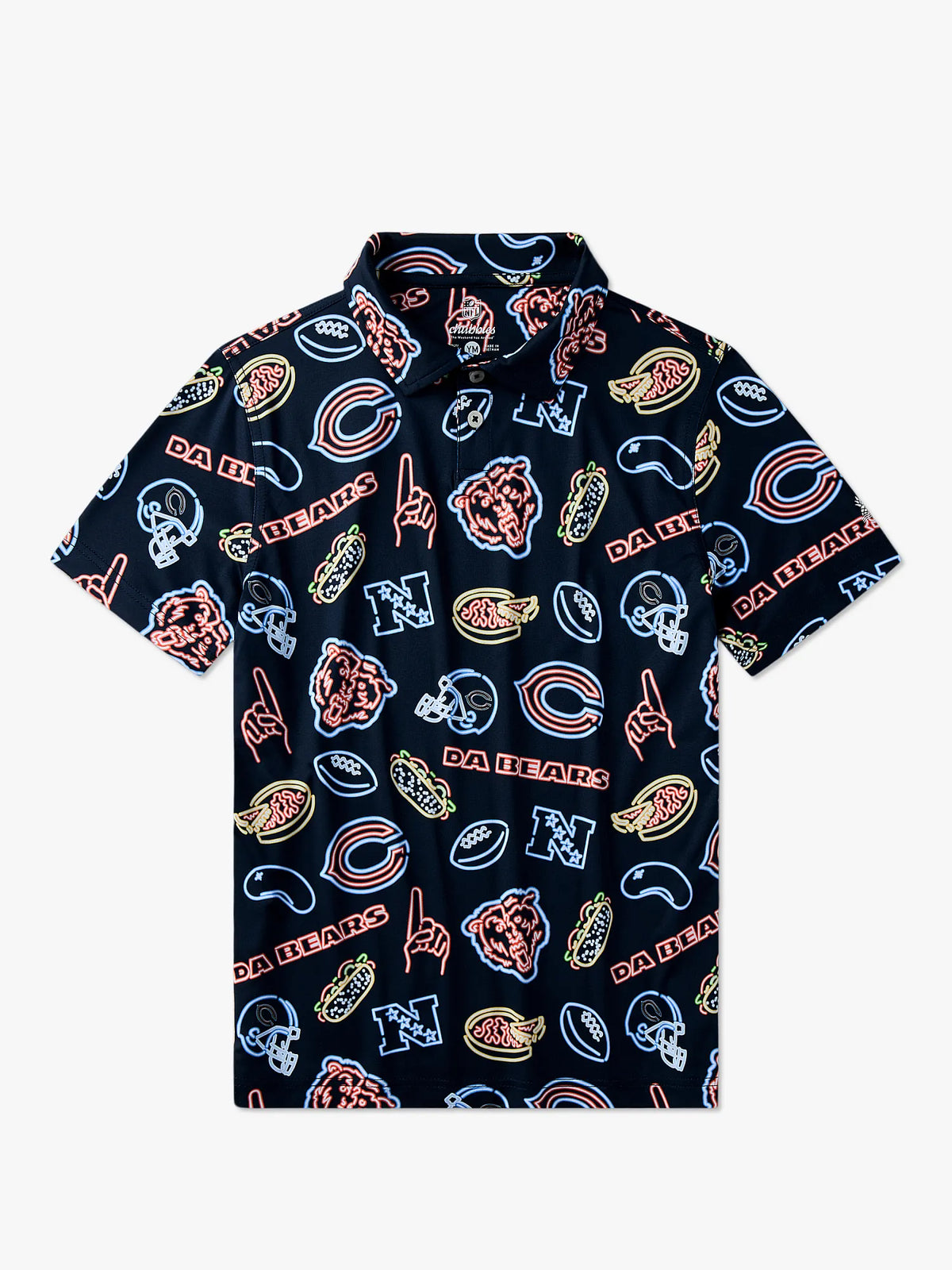 The Neon Bears (NFL Boys Performance Polo)