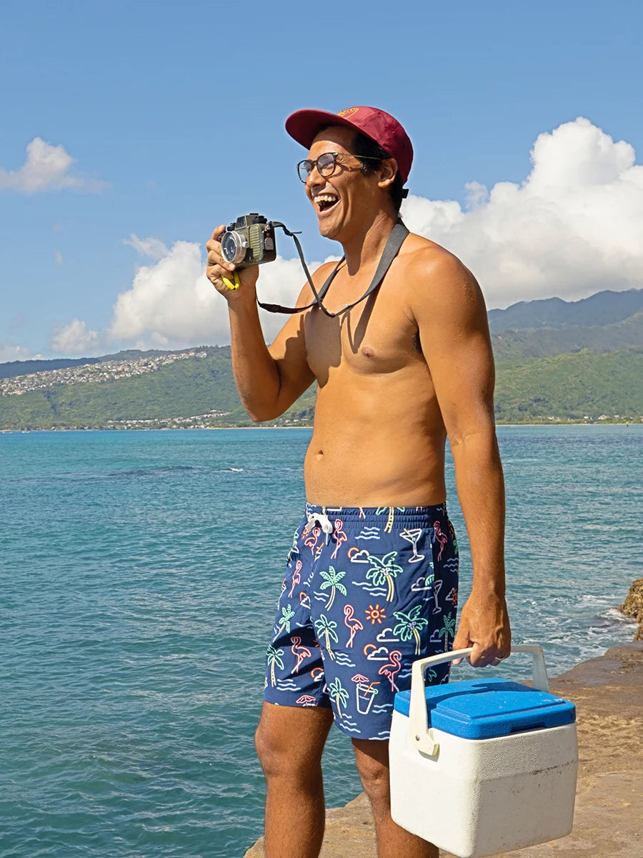 The Neon Lights 7"  (Classic Swim Trunk)