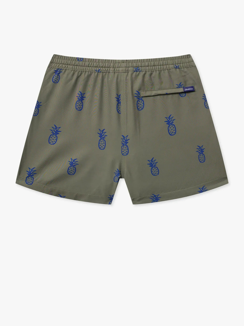 The Nightfruits (Boys Lined Swim Trunk)- Olive