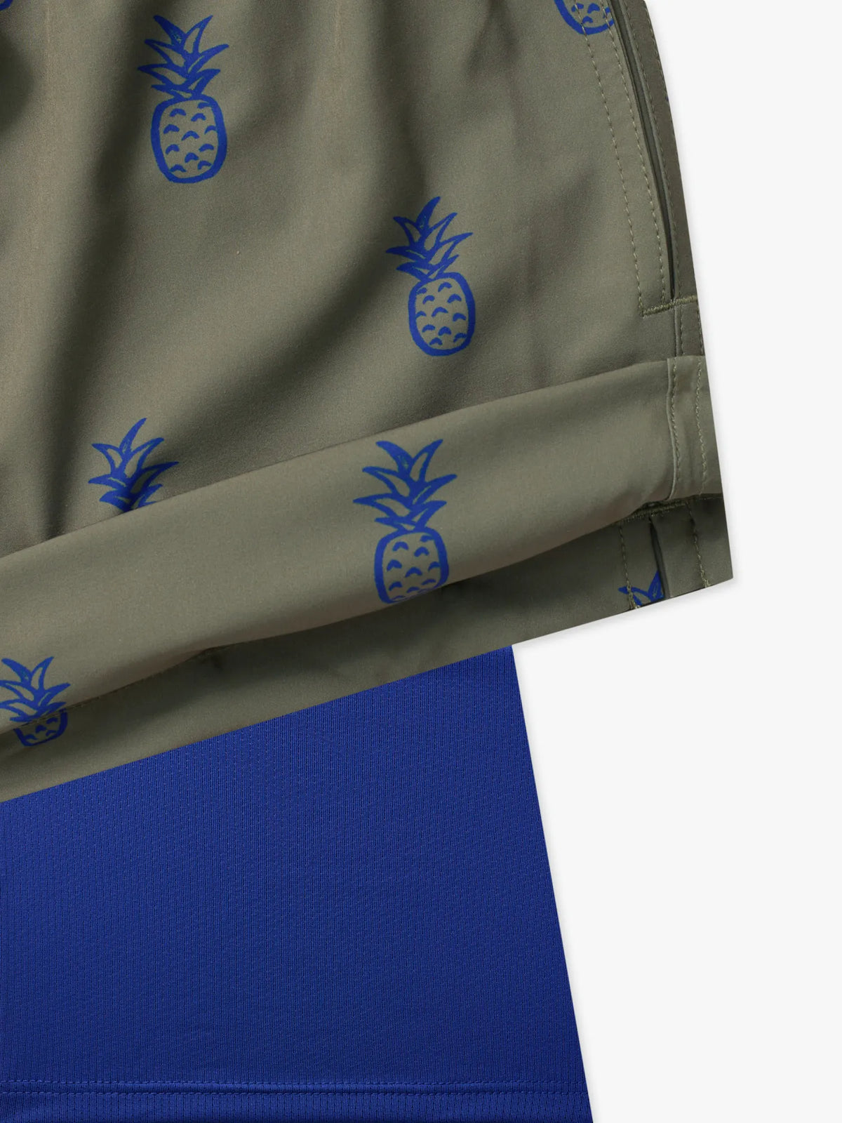 The Nightfruits (Boys Lined Swim Trunk)- Olive