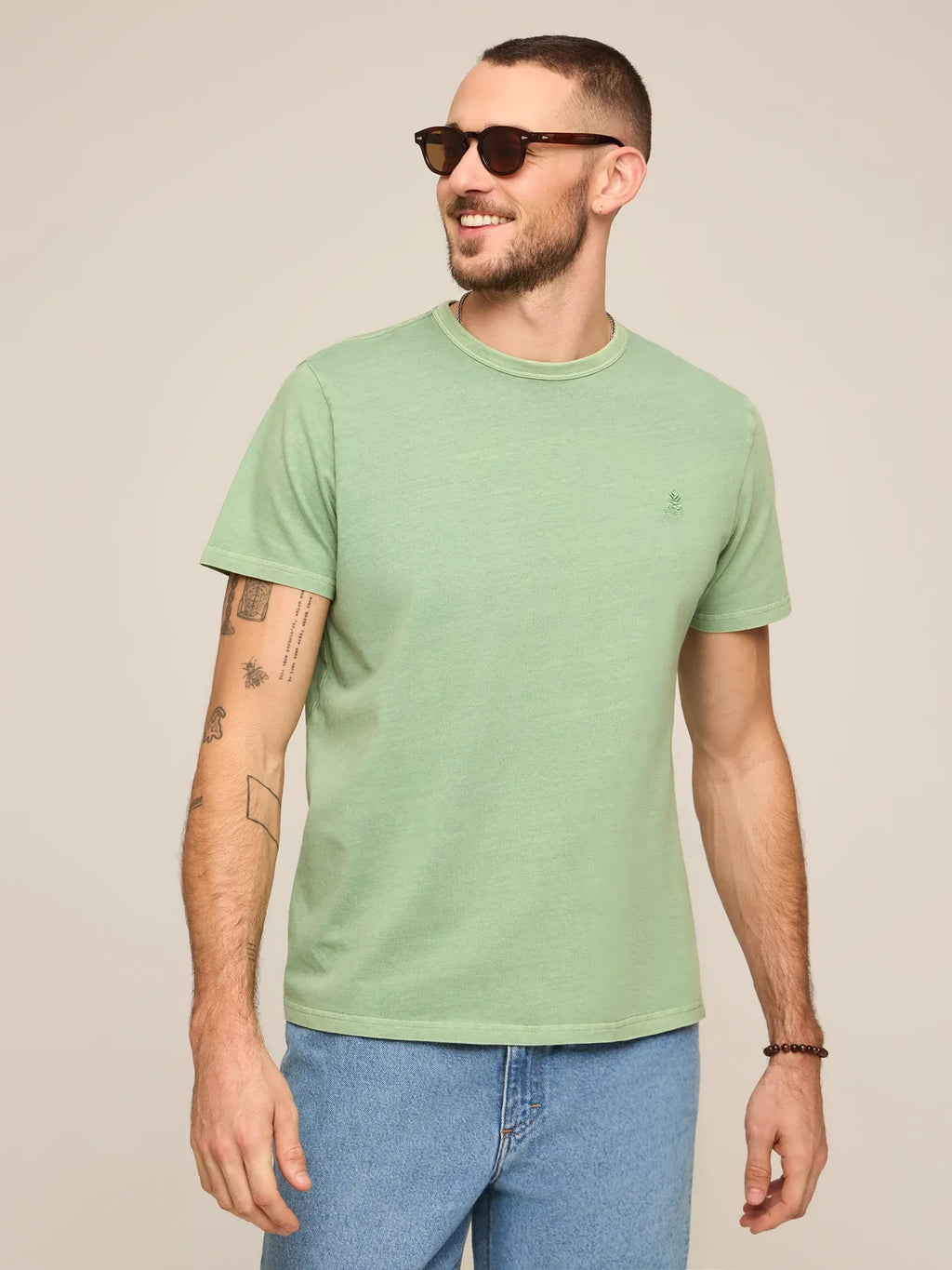 The 24/7, 365 (Essential Non Pocket T-Shirt) - Alcove Green