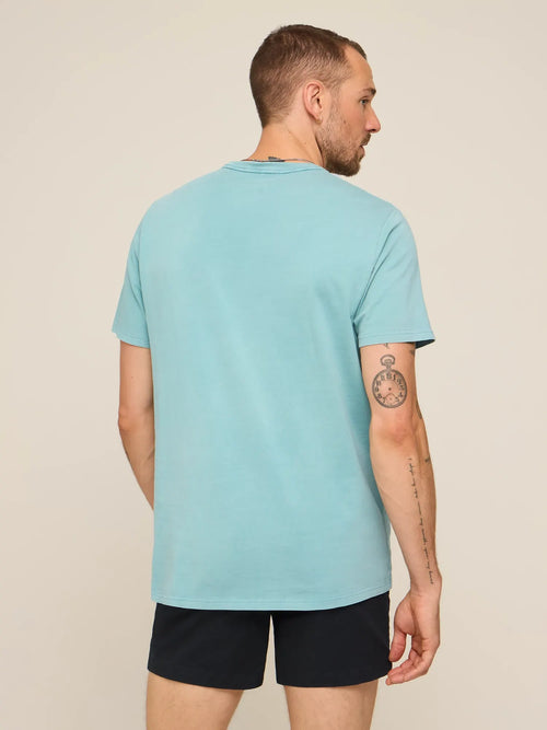 The 24/7, 365 (Essential Non Pocket T-Shirt) - Peacock