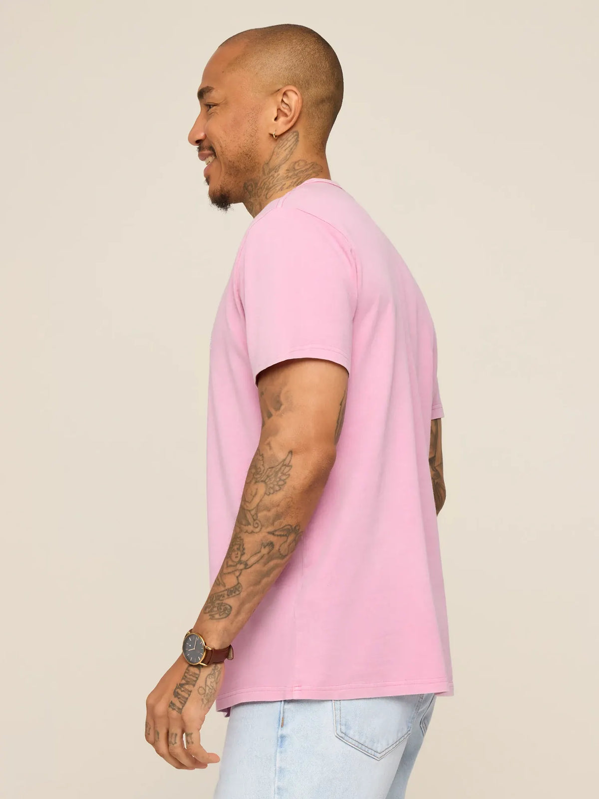 The 24/7, 365 (Essential Non Pocket T-Shirt) - Rose
