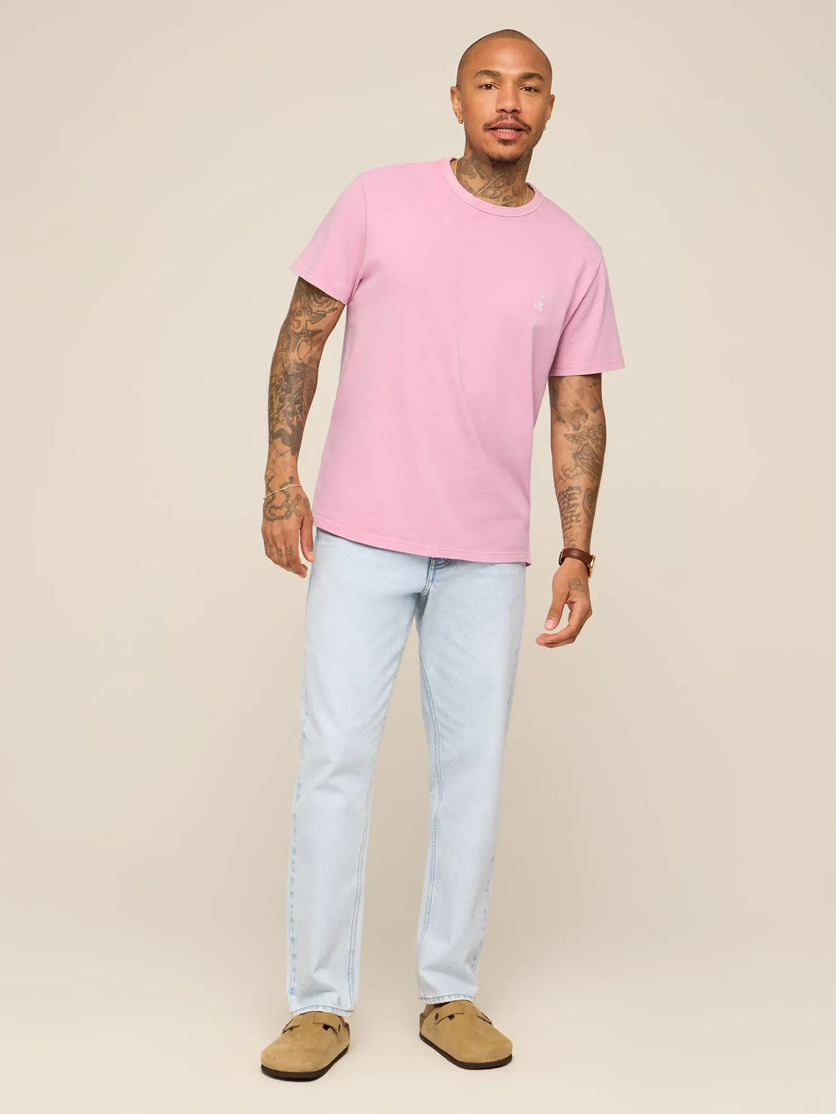 The 24/7, 365 (Essential Non Pocket T-Shirt) - Rose