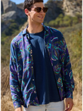 The Variegated (LS Rayon Sunday Shirt)- Purple