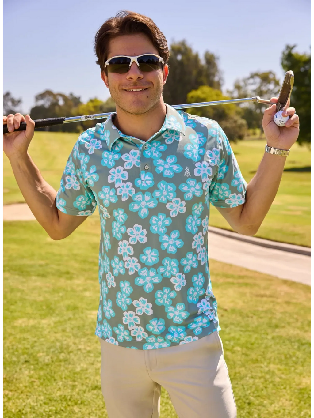 The Pink Pedal (Range Polo)- Green