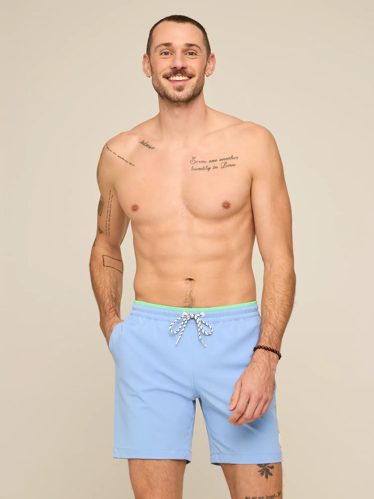 The Alpine Skies 7" (Classic Lined Swim Trunk w/ SP WB)