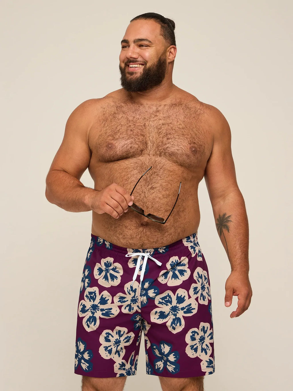 The Berry Botanica 7" (Classic Lined Swim Trunk)